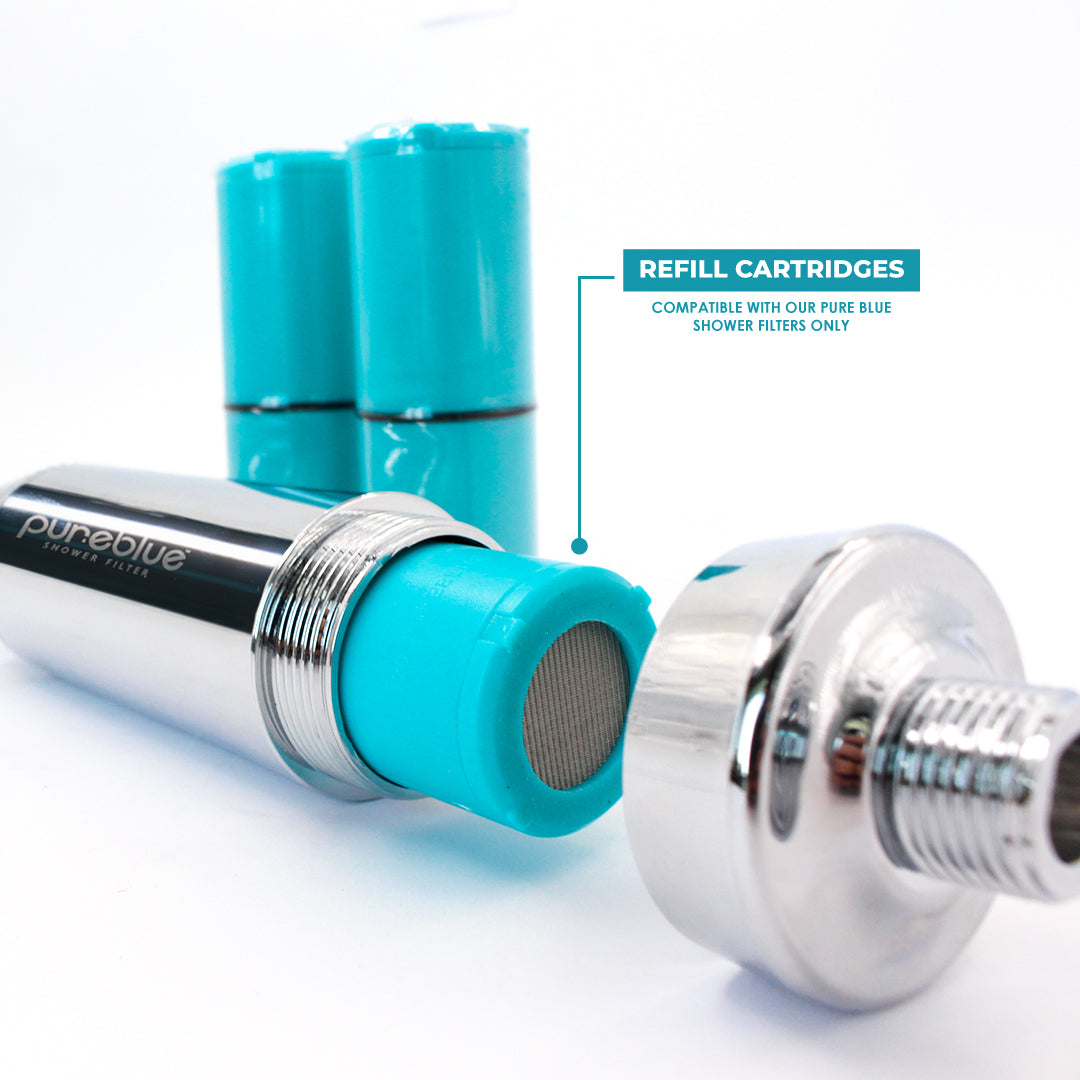 Pure Blu Shower Filter Recharge Pack – 3 Cartridges
