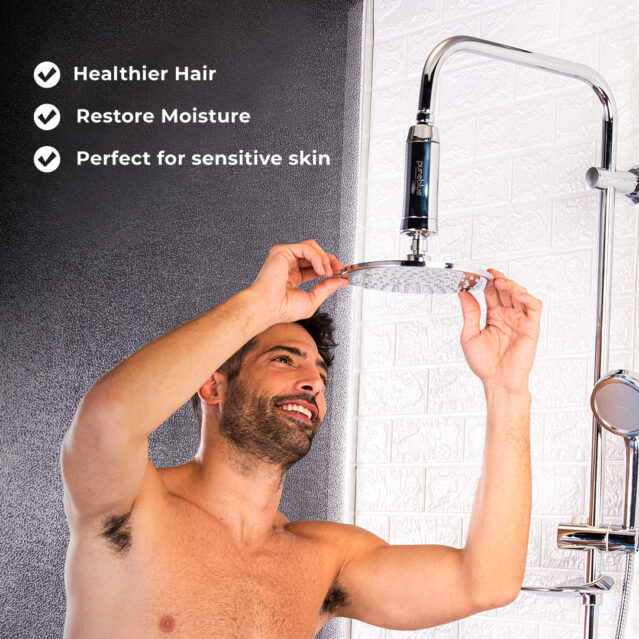 Pure Blu Shower Filter for Chlorine and Hard Water