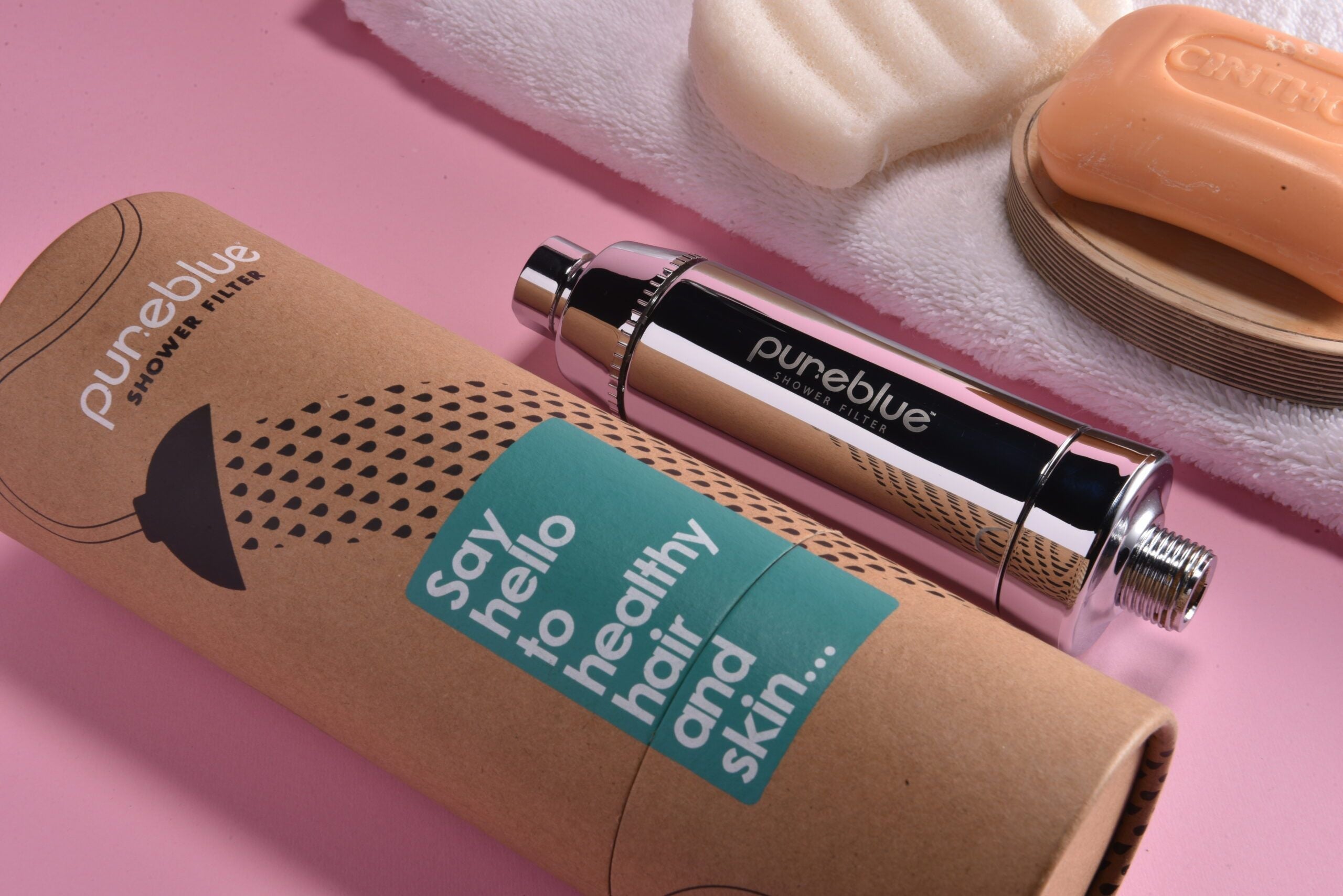 Pure Blu Family Pack – 2 Shower Filters and 2 Recharge Cartridges