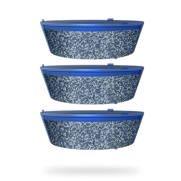 Blu NMC Refill Cartridges for Wall-Mount and Rain Shower – 3 Pack