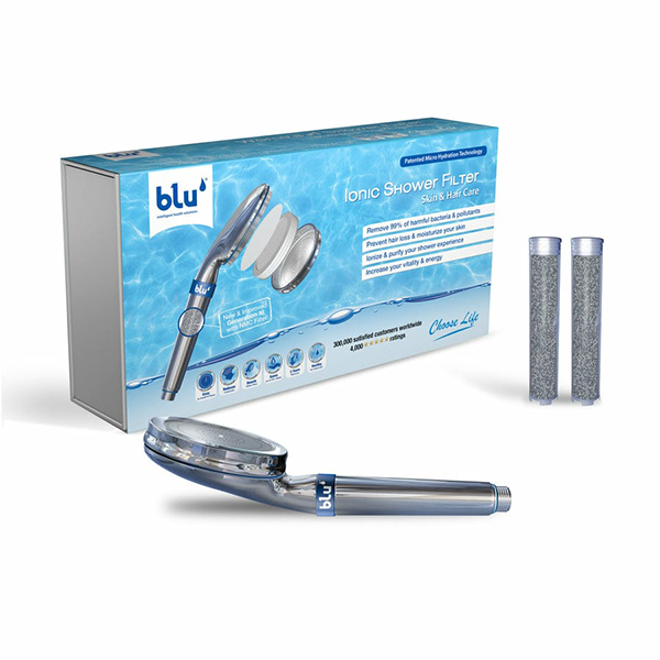 Blu Ionic Shower Head Filter – Chrome