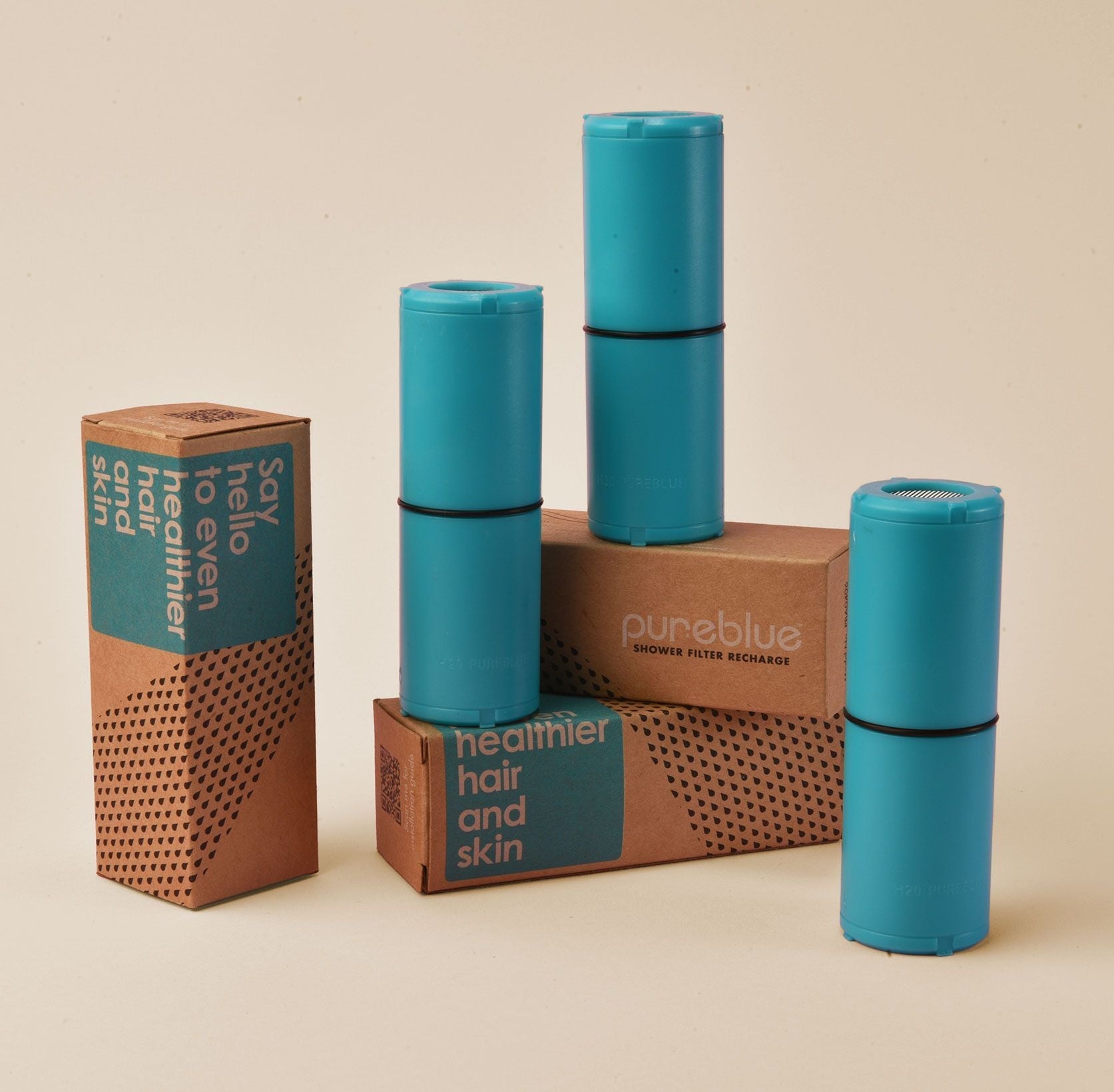 Pure Blu Shower Filter Recharge Pack – 3 Cartridges