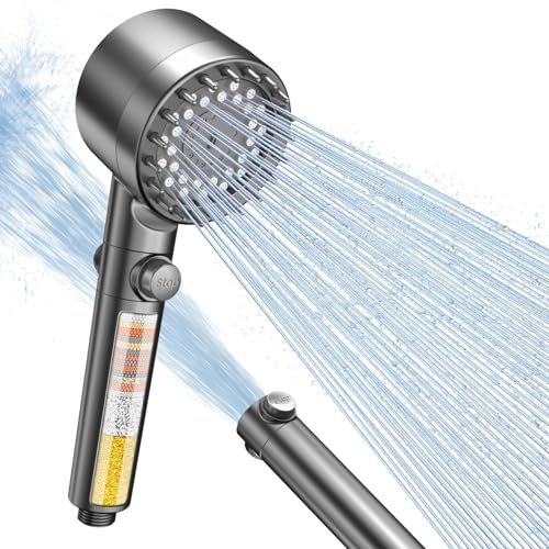 Felso 15-Stage Filtered Handheld Shower Head – 4 Spray Modes